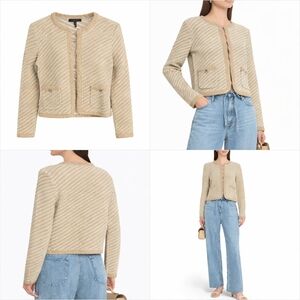 NWT Sz S Rag & Bone Blaire Cardigan Blazer Eucalyptus